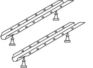 Ravak GPX2240396 Stelaż do wanny 10° - Nogi i stelaże do wanien - miniaturka - grafika 2