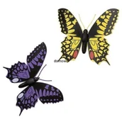 Dekoracje domu - DUŻE OZDOBNE MOTYLE 2 szt - miniaturka - grafika 1