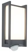 Kinkiet Qubo 4 z czujnikiem ruchu LED antracyt zewnętrzny ogrodowy 5193002118 - Lampy ogrodowe - miniaturka - grafika 2