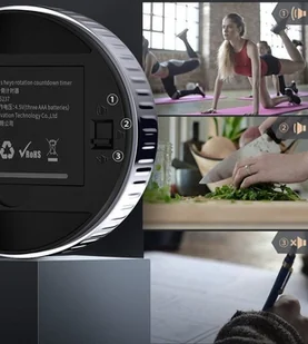 Baseus Baseus Heyo Rotation | Stoper kuchenny minutnik timer cyfrowy magnetyczny ACDJS-01 - Zegary - miniaturka - grafika 7