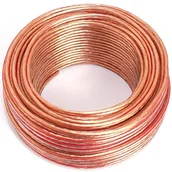 Kable - Seki Przewód głośnikowy 25 m  2 X 1,5 mm  100% CCA MIEDŹ; przewód audio  przezroczysty 312009 - miniaturka - grafika 1