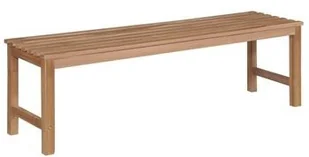 vidaXL Ławka z litego drewna tekowego, 150 x 40 x 45 cm, brązowa - Ławki ogrodowe vidaXL Ławka z litego drewna tekowego, 150 x 40 x 45 cm, brązowa - Ławki ogrodowe - miniaturka - grafika 2