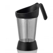 Pozostałe akcesoria kuchenne - AdHoc GRANTEA ZAPARZACZ DO HERBATY 15 CM CZARNY STAL NIERDZEWNA AH-TE85 - miniaturka - grafika 1