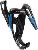 Akcesoria rowerowe - ELITE Koszyk na bidon Custom Race Plus czarno-niebieski - miniaturka - grafika 1