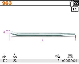 BETA DŹWIGNIA MONTAŻOWA 400MM 963 - Inne materiały budowlane - miniaturka - grafika 2