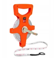 Poziomice, łaty, miary - MIARA TAŚMA MIERNICZA METRÓWKA MIARKA ZWIJANA 50M - miniaturka - grafika 1