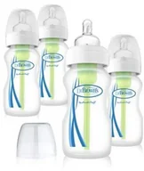 Butelki dla niemowląt - Dr Browns Butelka szeroka 270ml 4szt WB94005 - miniaturka - grafika 1