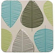 Pozostałe akcesoria barmańskie - Premier Housewares Premier housewares podstawki, motyw liścia, zielony, -częściowy zestaw 1203605 - miniaturka - grafika 1
