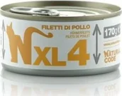 Mokra karma dla kotów - Natural Line s.r.l Natural Line s.r.l Karma mokra 04 z filetem z kurczaka 170g VAT013209 - miniaturka - grafika 1