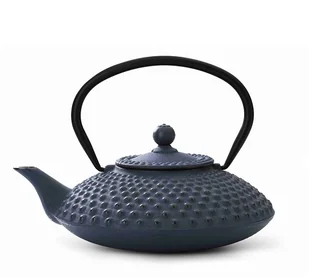 Bredemeijer Jing żeliwny czajnik do herbaty, 0,8 l, niebieski, z wypustkami G001B - Dzbanki i imbryki - miniaturka - grafika 2