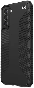 Speck Presidio2 Grip - Etui Samsung Galaxy S21+ z powłoką MICROBAN (Black/Black) - Etui i futerały do telefonów - miniaturka - grafika 6