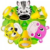 Lampy sufitowe - Hellux Safari 3xE14 Lampa sufitowa dziecięca 524.85.20 524.85.20 - miniaturka - grafika 1
