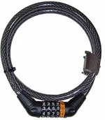 Akcesoria rowerowe - Point Zamek szyfrowy   5 cyfry koła, czarny, 150 cm, 12022101 841426-62 - miniaturka - grafika 1