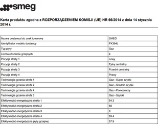 Płyta gazowa do zabudowy Smeg PX364L - Płyty gazowe do zabudowy - miniaturka - grafika 4