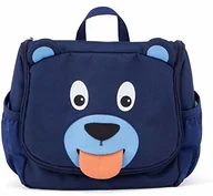 Kosmetyczki, organizery i kuferki - Affenzahn Affenzahn Kosmetyczka niedźwiedź dla dzieci 1-3 lat 17 x 20 x 7 cm - niebieska AFZ-WAB-001-003 - miniaturka - grafika 1