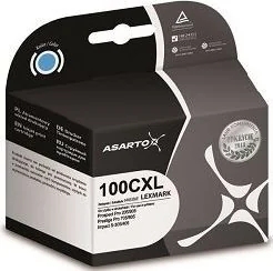 Asarto Tusz do Lexmark 100 | 14 ml | Pro205 Pro905 | cyan AS L100CXN (AS-L100CXN) - Tusze zamienniki Asarto Tusz do Lexmark 100 | 14 ml | Pro205 Pro905 | cyan AS L100CXN (AS-L100CXN) - Tusze zamienniki - miniaturka - grafika 1