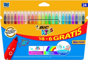 Bic Flamastry KID COULEUR PUDEŁKO 18+6 - Flamastry - miniaturka - grafika 3