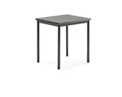 Meble do szkół i przedszkoli - AJ Produkty Stół SONITUS, 700x600x720 mm, ciemno szare linoleum, antracyt - miniaturka - grafika 1