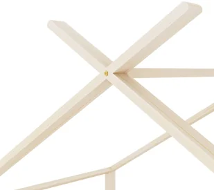 vidaXL Rama łóżka dziecięcego, lite drewno sosnowe, 70 x 140 cm vidaXL - Łóżka dla dzieci i młodzieży - miniaturka - grafika 7