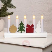 Świeczniki - Best Season Kolorowy bożonarodzeniowy świecznik Julia - miniaturka - grafika 1