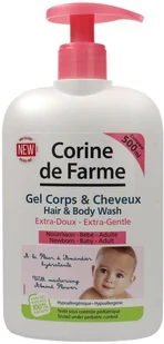 Corine de Farme Corine de Farme Delikatny Żel myjący 2w1 z ekstraktem z kwiatu migdałowca 500ml - Kosmetyki kąpielowe dla dzieci - miniaturka - grafika 3