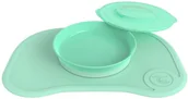 Miseczki i talerzyki dla dzieci - Twistshake Podkładka antypoślizgowa Click Mat + talerz 6+m Pastelowy zielony # Wakacyjne raty 10x0% tylko do 1.08.2030 - miniaturka - grafika 1