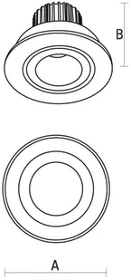 SpectrumLED Fiale Ii 6w Cob 38st 230v Nw Oczko Led Pierścień Szczotkowane Aluminium SLI021030NW - Oprawy, klosze i abażury - miniaturka - grafika 2