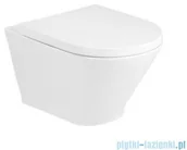 Miski WC - Roca Gap Round + deska wolnoopadająca Supralit A34H0N2000 - miniaturka - grafika 1