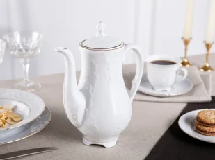 Chodzież ĆMIELÓW ROCOCO IMBRYK 1,2L ZŁOTA LINIA 3606 PORCELANA 5907786713931 - Dzbanki i imbryki - miniaturka - grafika 2