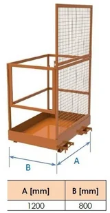252 STAPROT Kosz do transportu osób rozmiar 1200x800 mm) 25279034 79034-uniw - Inne urządzenia budowlane - miniaturka - grafika 2