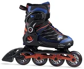 Rolki - Fila FILA chłopcy wizy Alu Inline Skate, czarny, 32-35 010618130 - miniaturka - grafika 1
