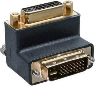 InLine Adapter AV DVI-I Adapter kątowy 90stopni digital + analog 24+5 męski - że (17781W) - Adaptery i przejściówki - miniaturka - grafika 2