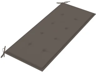 vidaXL Składana ławka ogrodowa z poduszką, 118 cm, bambusowa 3063857 - Ławki ogrodowe - miniaturka - grafika 5