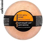 Kosmetyki do kąpieli - Le Cafe de Beaute Kafe Krasoty de Beaute Kafe Krasoty Cafe mimi Musująca kula do kąpieli Mango i pomarańcza 120g - miniaturka - grafika 1