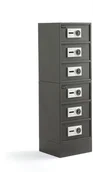Sejfy i kasy pancerne - AJ Sejf osobisty 6 przegród zamek elektroniczny 134632 - miniaturka - grafika 1