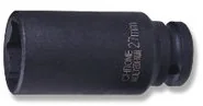 Jonnesway Nasadka udarowa długa 6-kątna 1/2", 32 mm, CR-MO - Klucze i nasadki - miniaturka - grafika 2