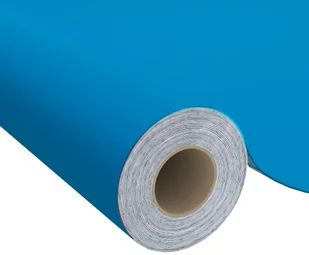 vidaXL Okleina meblowa samoprzylepna, lazurowa, 500x90 cm, PVC vidaXL - Naklejki na drzwi i meble - miniaturka - grafika 3