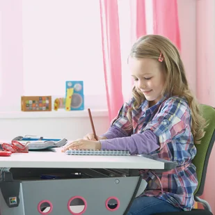 Fotel biurowy, krzesło biurowe Kettler fotel do biurka BEN, czerwono-czarny, 6724-600 6724-600 - Fotele i krzesła biurowe - miniaturka - grafika 6