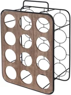 Stojaki na wino - producent niezdefiniowany Metalowy stojak na butelki wino alkohol 12 butelek B078GQVRX - miniaturka - grafika 1