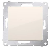 Wyłączniki światła i elektryczne - Kontakt Kontakt_Simon Przycisk pojedynczy rozwierny bez piktogramu (moduł) 10AX. 250V. szybkozłącza krem DPR1.01/41 - miniaturka - grafika 1