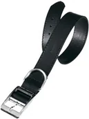 Obroże dla psów - Ferplast Obroża skórzana "Natural C 25/53" czarna - miniaturka - grafika 1