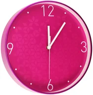 Zegary - LEITZ Zegar ścienny różowy WOW Leitz - miniaturka - grafika 1