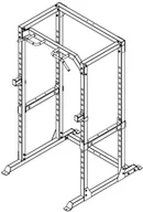 Atlasy do ćwiczeń - Taurus Power Cage Premium - miniaturka - grafika 1