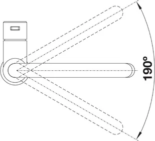 Blanco CANDOR-S stal szlachetna szczotkowana 523121 - Baterie kuchenne - miniaturka - grafika 4