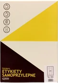 Etykiety samoprzylepne i bloki etykiet - Grand Etykiety uniwersalne 64.6x33.8/24 białe (100) - miniaturka - grafika 1