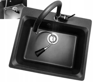 Kuchinox Głęboka Komora 20 cm Zlewozmywak Zlew Granitowy - Zlewozmywaki - miniaturka - grafika 12