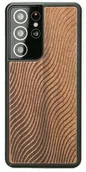 Etui i futerały do telefonów - Bewood Drewniane etui Samsung Galaxy S21 Ultra FALE MERBAU - miniaturka - grafika 1