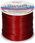 Pasmanteria - BREWIS Sznurek bawełniany czerwony 1mmx25m woskowany Brewis - miniaturka - grafika 1