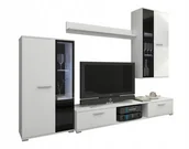 Meblościanki - Funkcjonalna Meblościanka Salsa Zestaw Meble z Led - miniaturka - grafika 1