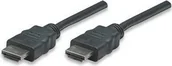Kable - Manhattan HDMI-HDMI 1.31 m ekranowany czarny (308816) - miniaturka - grafika 1